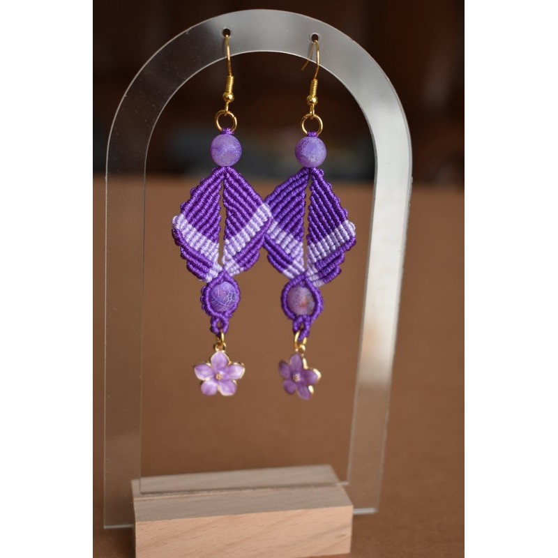 Boho earrings 2 triangles Boho earrings 2 triangles