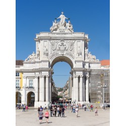 Íman de Frigorífico Portal da Rua Augusta Artesanal 3D | imanías.pt