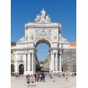 Íman de Frigorífico Portal da Rua Augusta Artesanal 3D | imanías.pt
