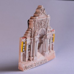 Íman de Frigorífico Portal da Rua Augusta Artesanal 3D | imanías.pt