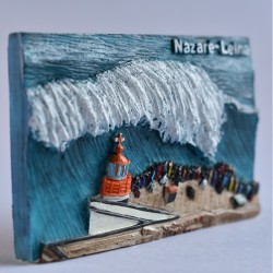Nazaré Wave Fridge Magnet Handmade 3D | imanías.pt