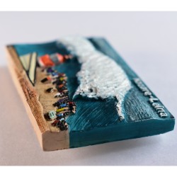 Nazaré Wave Fridge Magnet Handmade 3D | imanías.pt