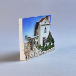 S. Martinho do Porto train station Refrigerator Magnet Handmade 3D | imanías.pt