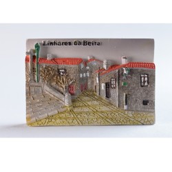 Refrigerator Magnet Linhares da Beira Handcrafted 3D Sculpted and Painted | imanías.pt