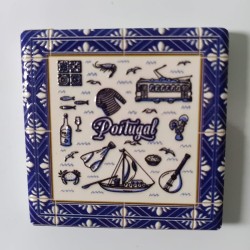 Blue Tile Icons of Portugal
