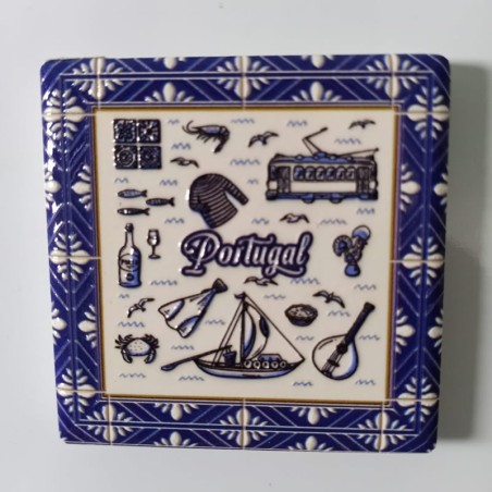 Blue Tile Icons of Portugal