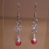 Metallic Clover Earrings