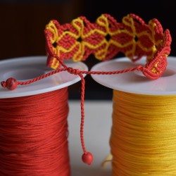 Pulseira Macramé Losango da Sorte