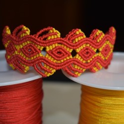 Pulseira Macramé Losango da Sorte