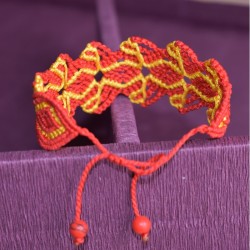 Lucky Diamond Macrame Bracelet