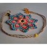 Colar Mandala Flor do Sol Macramé