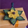 Macrame Wildflower Pendant