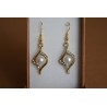 Silver Earrings with Pearl