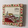 Ceramic Tile Magnet Lisbon - Views and Red Roofs
