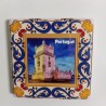 Íman Azulejo Torre de Belém Lisboa 5x5 cm - imanias.pt