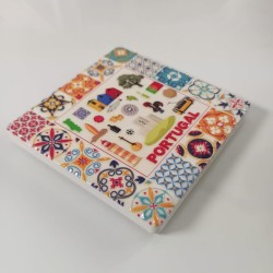 Portugal Symbols Ceramic Tile Magnet Souvenir - imanias.pt