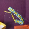 Handmade Macrame Bracelet - Turquoise and Yellow | Imanias®